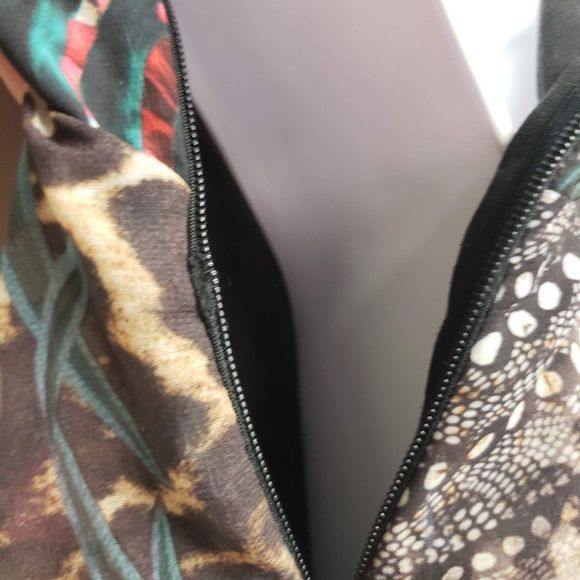 Guess Maxi Floral and Cheetah Print Dress Size Small - Picture 11 of 15